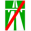 Знак 5.2. Конец автомагистрали