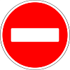Знак 3.1. Въезд запрещен