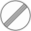 Знак 3.31. Конец зоны всех ограничений