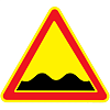 Временный знак 1.16 Неровная дорога