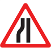 Знак 1.20.3. Сужение дороги
