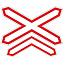 Знак 1.3.2. Многопутная железная дорога